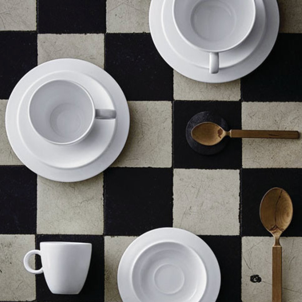 Bavero Teacup Saucer by Alessi Saucer Alessi