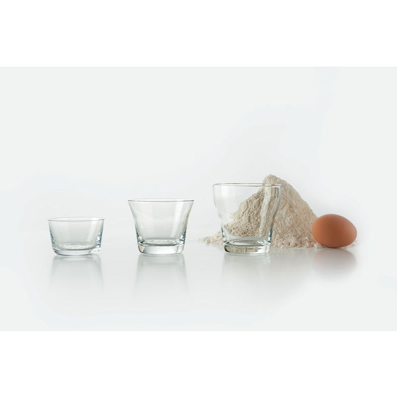 123dl Water Glass/Measuring Cup Set by Alessi Glassware Alessi
