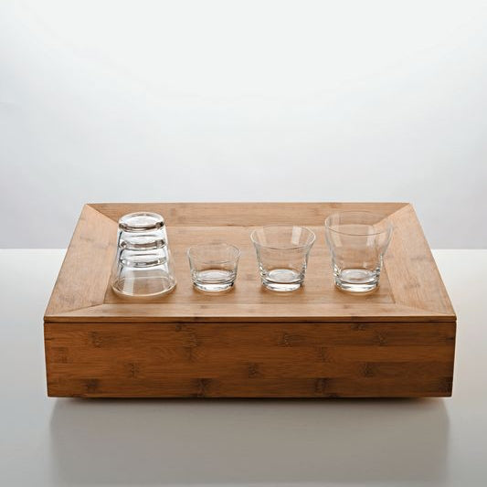 123dl Water Glass/Measuring Cup Set by Alessi Glassware Alessi