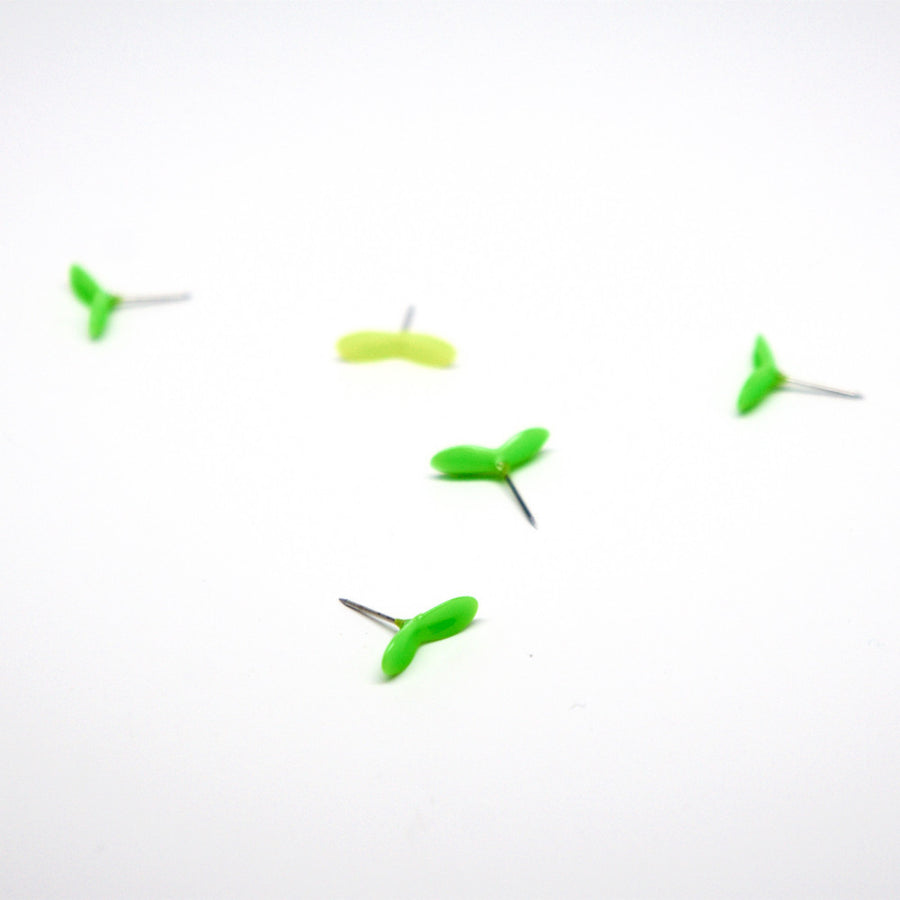 Green Pin Push-Pins by +d Push Pin +d   