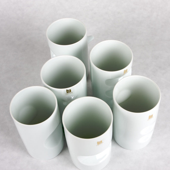Fancy Cup, Set of 6, by Hakusan