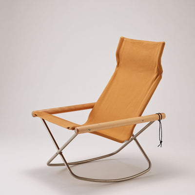 Nychair X Rocking Chair by Takeshi Nii Chair Nychair Camel