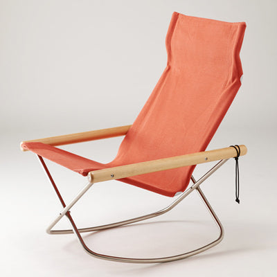 Nychair X Rocking Chair by Takeshi Nii Chair Nychair Vermillion