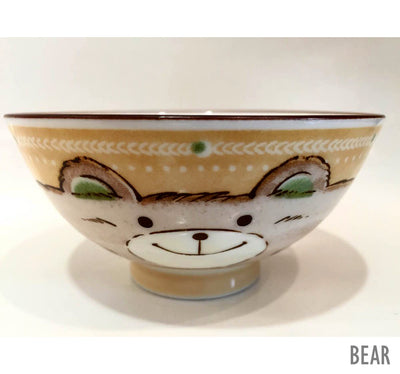 Animal Rice Bowl Rice Bowl Saikai Bear