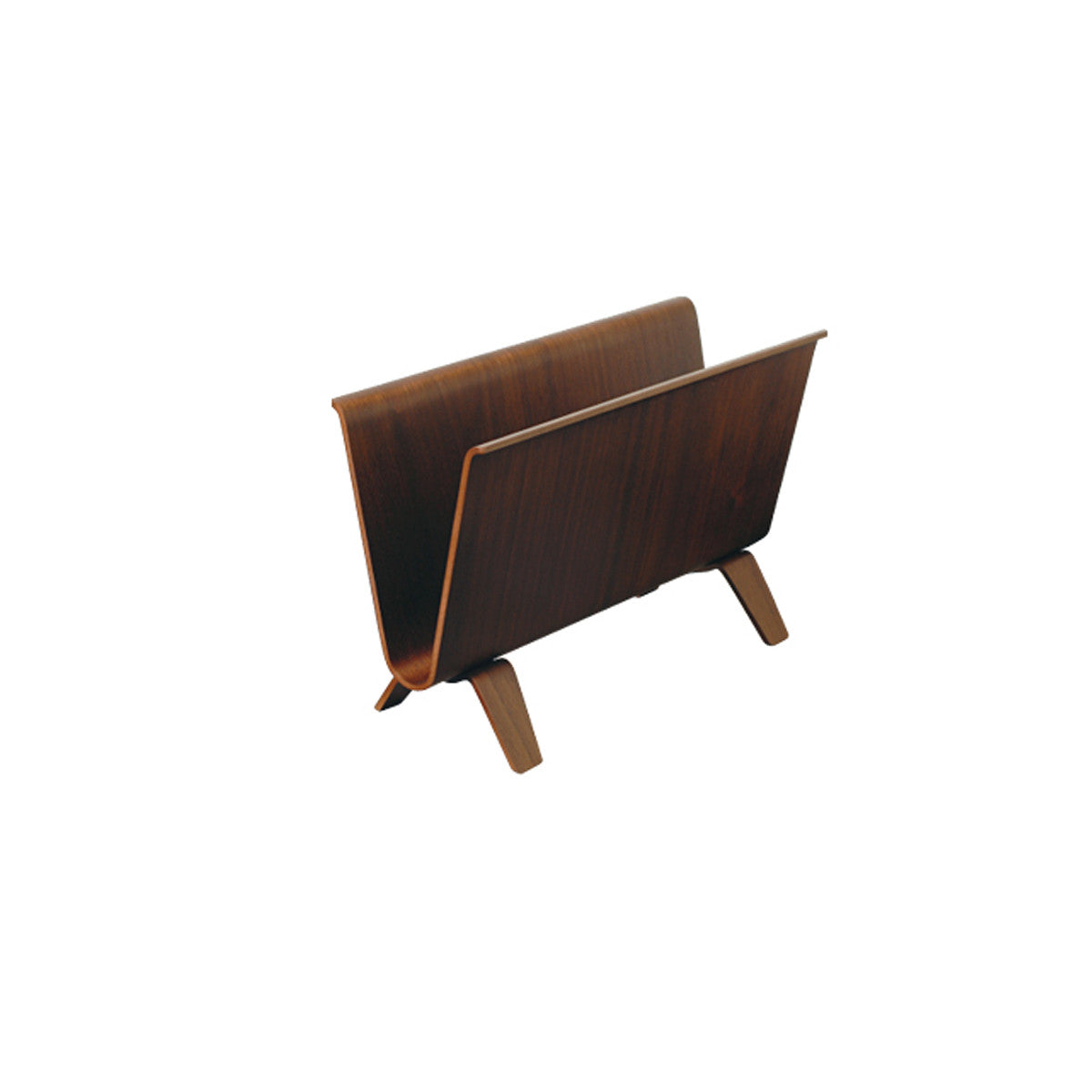 Magazine Rack by Saito Wood Magazine Rack Saito Wood Walnut