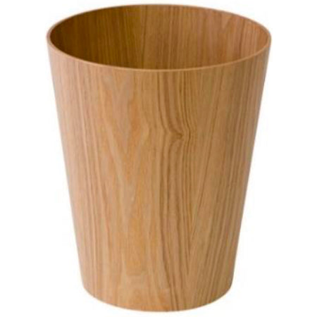 Waste Basket by by Saito Wood Waste Basket Saito Wood Large Ash