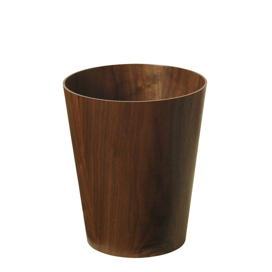 Waste Basket by by Saito Wood Waste Basket Saito Wood Small Walnut